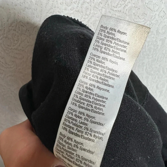 Spanx Women's High Waist Activewear Leggings Black Size L Mesh Side Panels - Picture 13 of 16